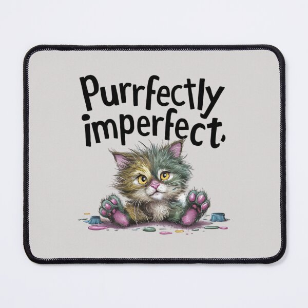 Item preview, Kitten - Purrfectly Imperfect designed and sold by 123ks.