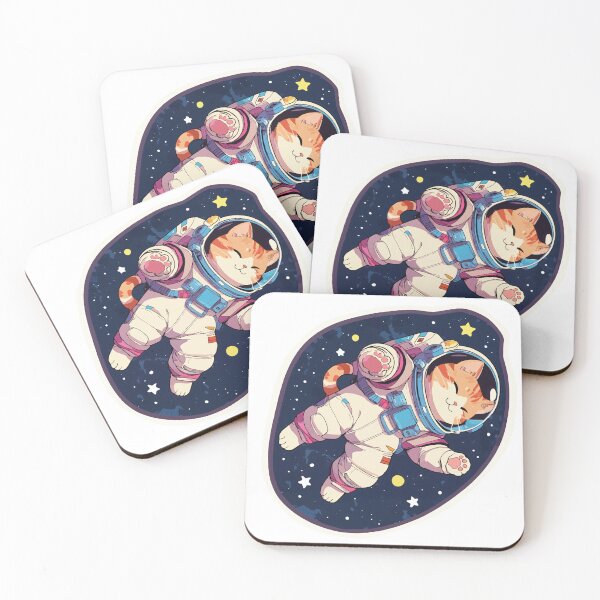 Item preview, Astronaut cat 3 designed and sold by Lukkieprintable.