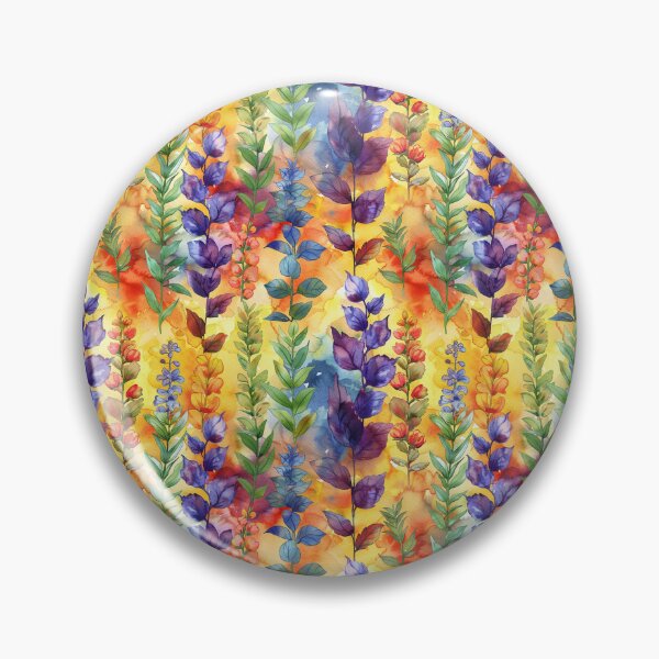 Item preview, Herbs Art Watercolor Herbs Design Nature Fashion Botanical Wallpaper Garden Motifs Background Herbal Patterns Plants Pattern Countryside influence Illustration Green Leaves Wall Art designed and sold by infiniteridellc.