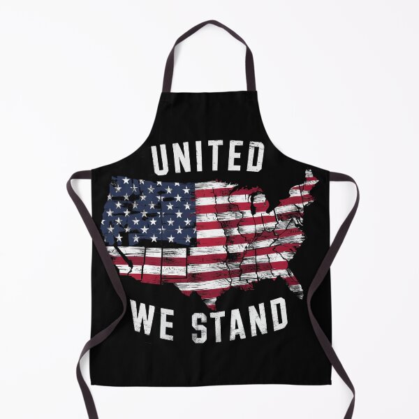 Item preview, United We Stand American Flag Map Design designed and sold by Quirky Shirts.