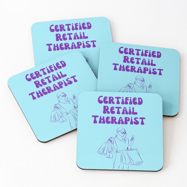 Item preview, Certified Retail Therapist - Shopping - Shopaholic's Gift designed and sold by RoooDesigns.