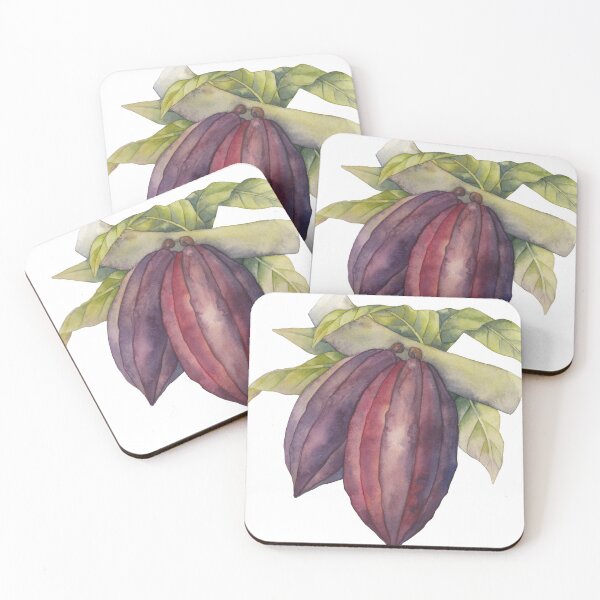 Item preview, Watercolor cocoa fruit designed and sold by Ekaterina Glazkova.