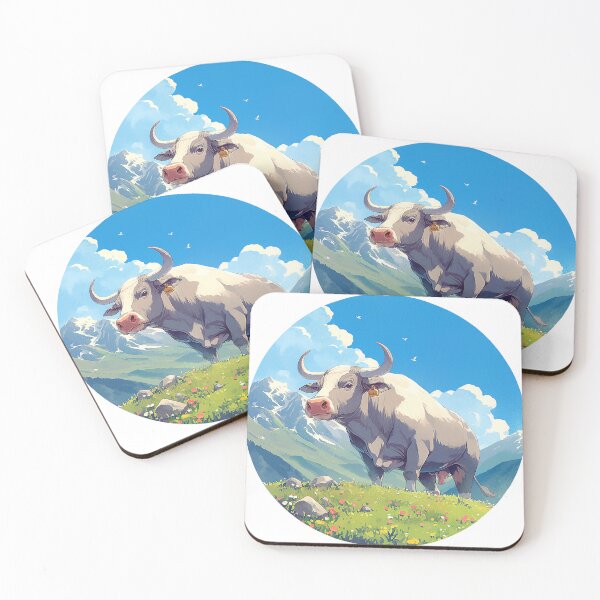 Item preview, Bull in Alpine Meadow designed and sold by Christian Weiss.