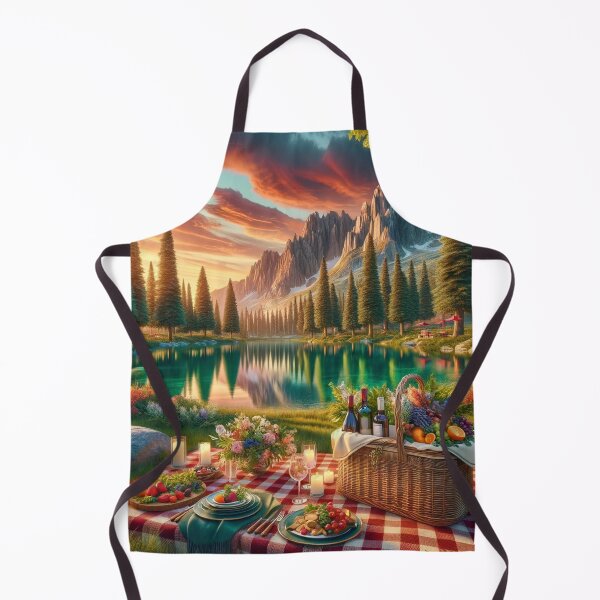 Item preview, Serene Sunset Picnic by the Lake designed and sold by kevintime8472.