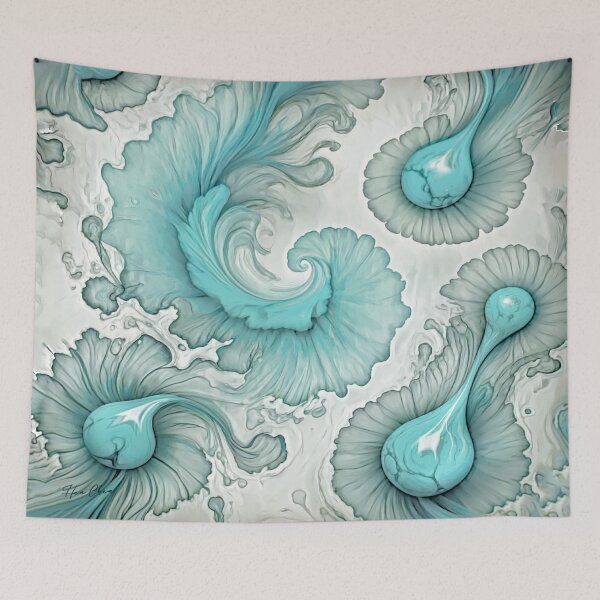 Item preview, melting turquoise  designed and sold by Hen-C-Art.