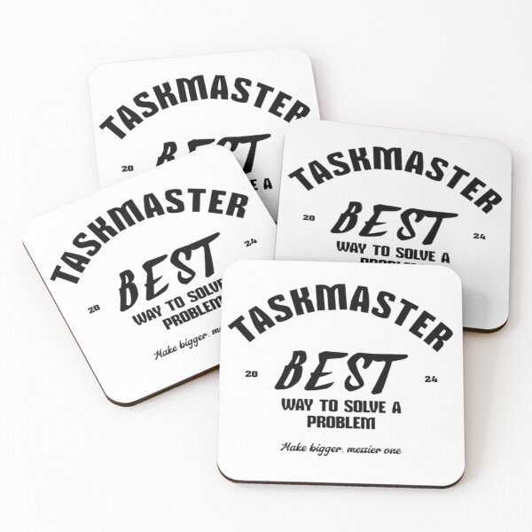 Item preview, Taskmaster, solve problem by making it messier designed and sold by thegamerhero.