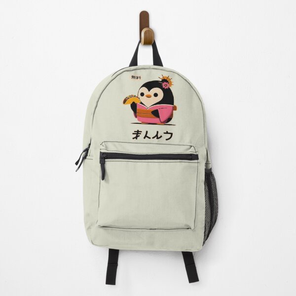 Item preview, Cute Penguin in Kimono | Eating Tacos | Japanese Letters | Adorable Design | Perfect Gift designed and sold by IAPICTURE.