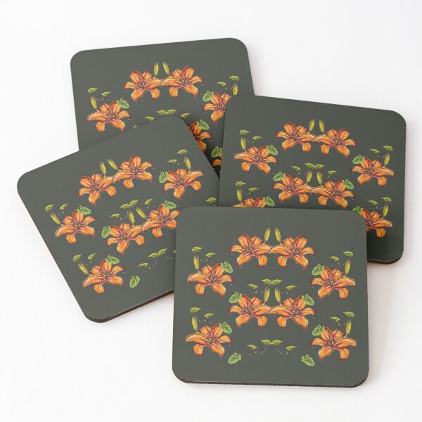 Item preview, Tiger Lilies and Vines designed and sold by mbigatel.