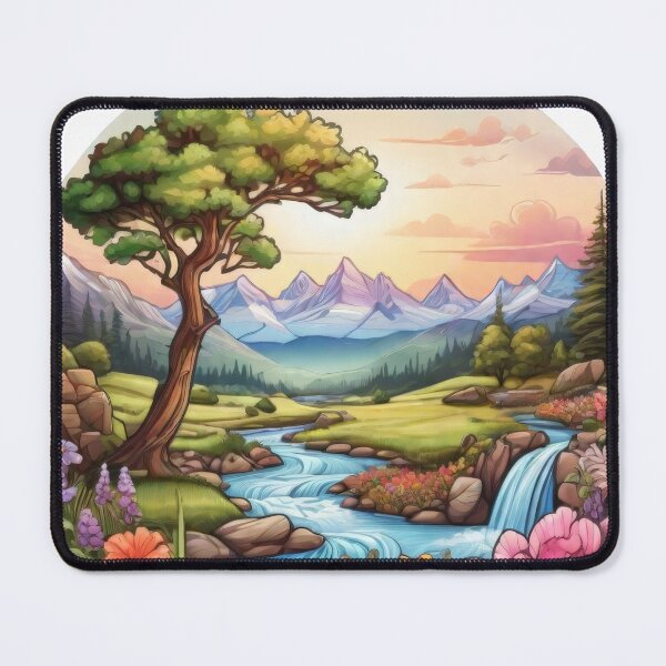 Item preview, Highly Detailed Illustration of an Enchanting Nature Scene (1471) designed and sold by WASjourney.