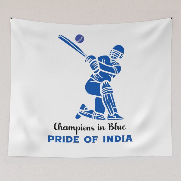 Item preview, Indian Cricket Team Pride of India designed and sold by HasCreations.