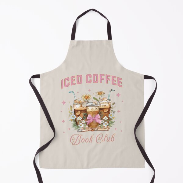 Item preview, Iced Coffee Book Club in Coquette Style designed and sold by CozyLightsStore.