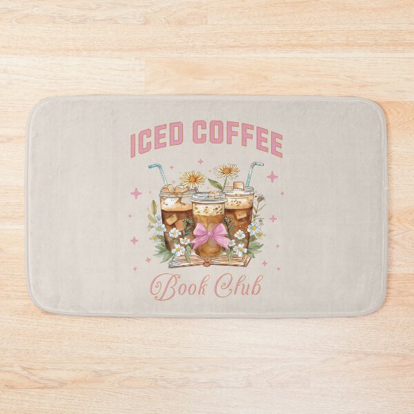 Item preview, Iced Coffee Book Club in Coquette Style designed and sold by CozyLightsStore.