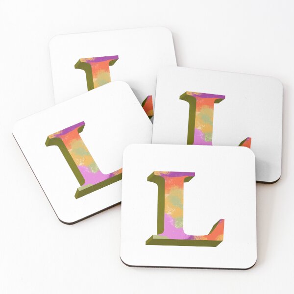 Item preview, Vibrant L Monogram designed and sold by PaperRies.