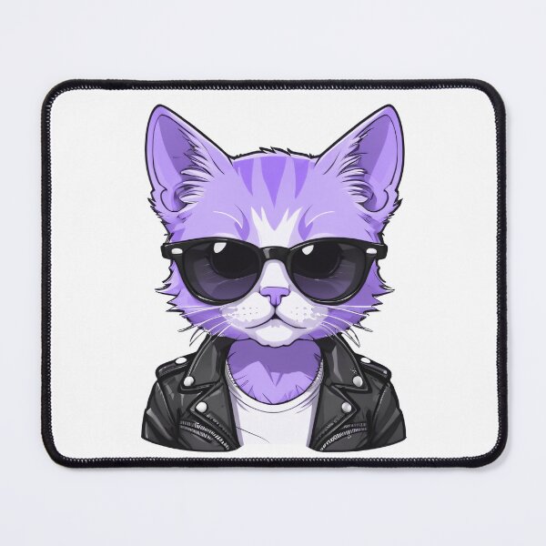 Item preview, Purple Cat Roskstar designed and sold by raditya.