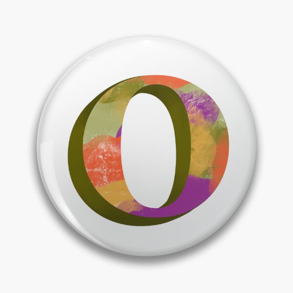 Item preview, Vibrant O Monogram designed and sold by PaperRies.