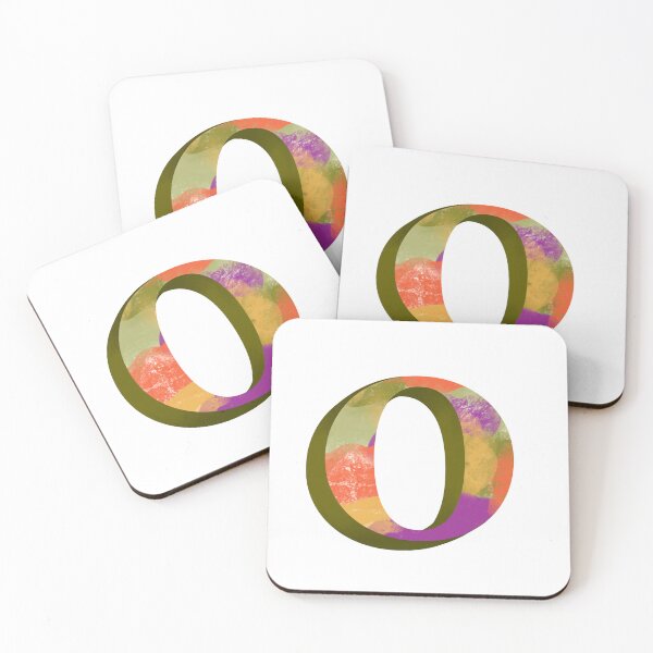 Item preview, Vibrant O Monogram designed and sold by PaperRies.