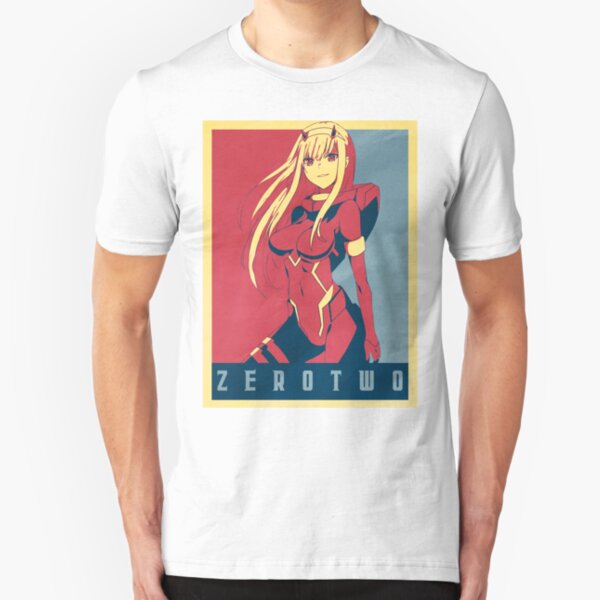 Zero Two - Political | Darling in the Frankk Slim Fit T-Shirt