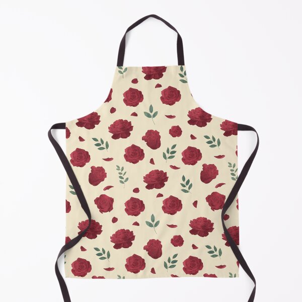 Item preview, English roses in cream designed and sold by Anisha Vaz.
