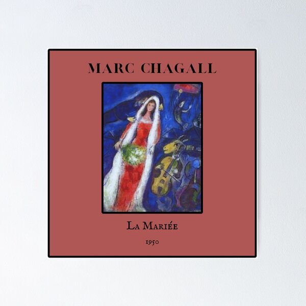 Artikel-Vorschau von La Mariée | Marc Chagall, designt und verkauft von Studio AJ.
