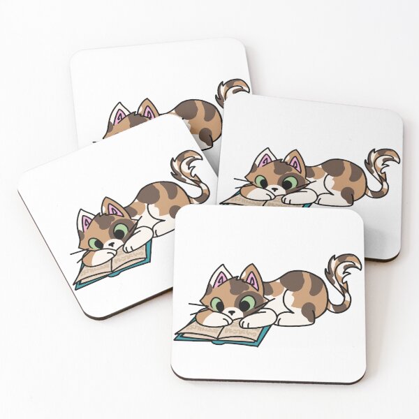 Item preview, Calico Cat Reading designed and sold by StoryForge.