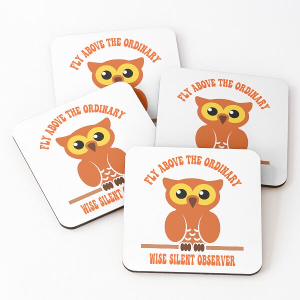 Item preview,  Owl On a Branch Fly Above The Ordinary designed and sold by JNgraphictopia.