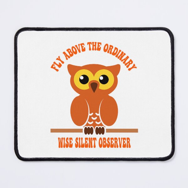 Item preview,  Owl On a Branch Fly Above The Ordinary designed and sold by JNgraphictopia.
