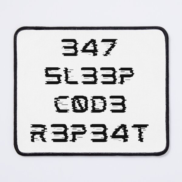 Item preview, Eat, Sleep, Code, Repeat in Leet  designed and sold by NinaHeels.