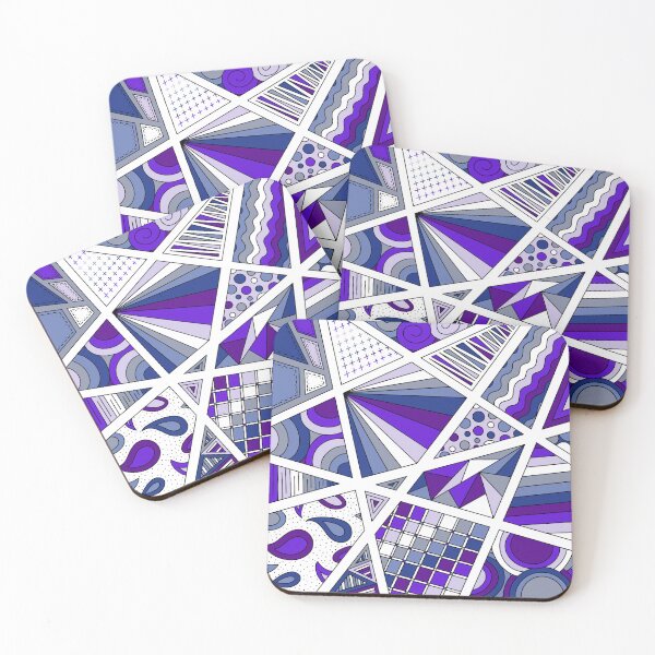 Item preview, Butch Lesbian Pride Zen Doodle Abstract Modern Purple designed and sold by JoyfulJen.