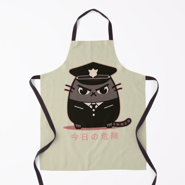 Item preview, Mysterious Cat | Police Uniform | Japanese Letters | Fun and Quirky Design | Perfect Gift designed and sold by IAPICTURE.