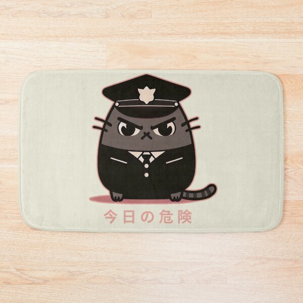 Item preview, Mysterious Cat | Police Uniform | Japanese Letters | Fun and Quirky Design | Perfect Gift designed and sold by IAPICTURE.