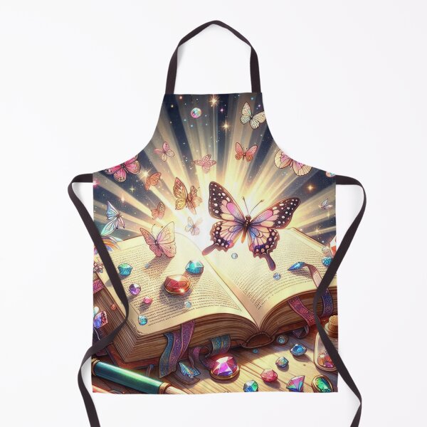 Item preview, Magical Book of Wonders - Butterflies and Gems designed and sold by ManeeStore.