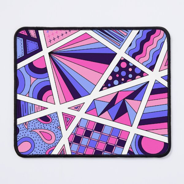 Item preview, Omni Omnisexual Pride Zen Doodle Abstract Pink Purple Blue designed and sold by JoyfulJen.