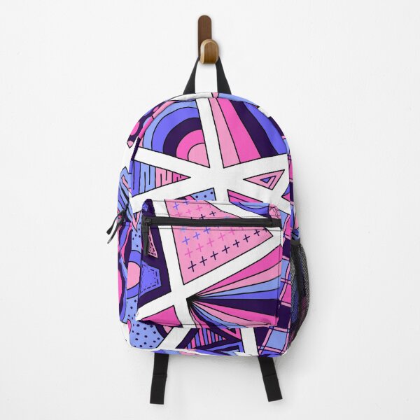 Item preview, Omni Omnisexual Pride Zen Doodle Abstract Pink Purple Blue designed and sold by JoyfulJen.