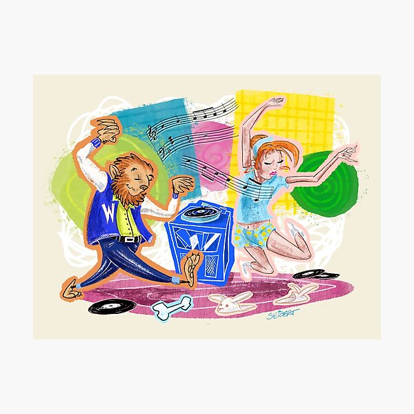Item preview, Dance Party at Wolfie’s Haus designed and sold by Michael Seibert.