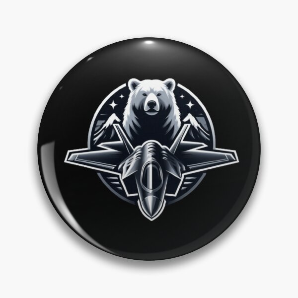 Item preview, F-22 polar bear designed and sold by BeztProductz.