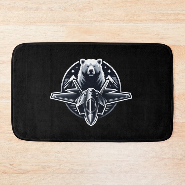 Item preview, F-22 polar bear designed and sold by BeztProductz.