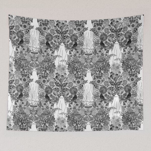 Item preview, Ghosts in a Haunted Garden designed and sold by IrishVikingDesigns.