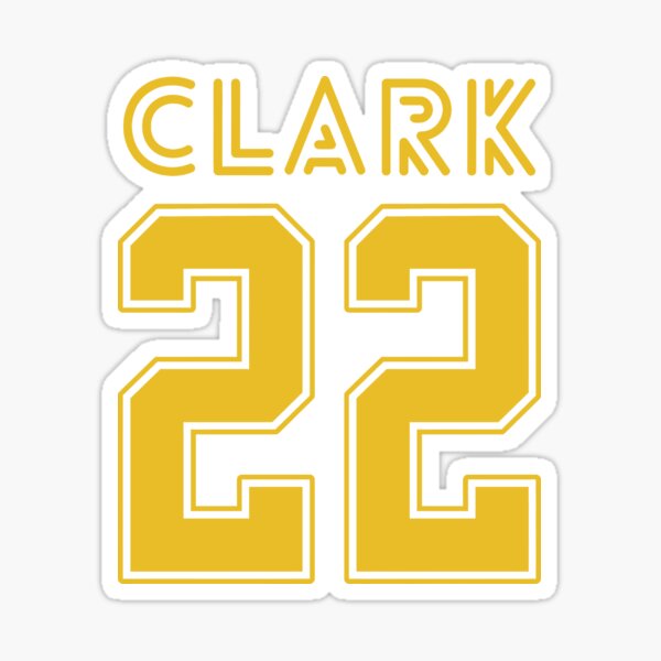 "Caitlin Clark 22" Sticker for Sale by katerinefincher | Redbubble