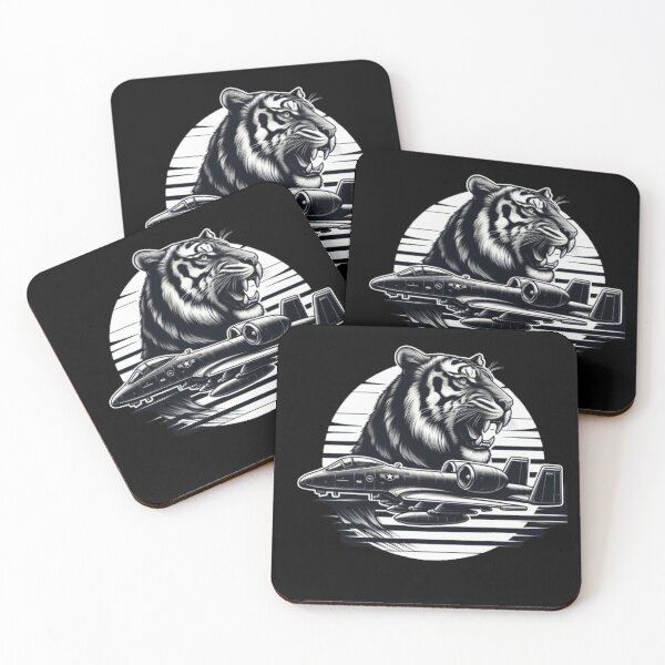 Item preview, A-10 warthog black and white tiger designed and sold by BeztProductz.