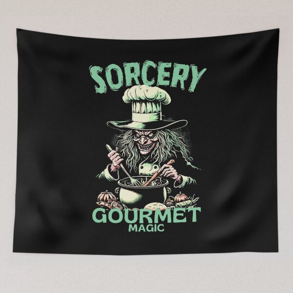 Item preview, The Witch Chef, Gourmet Sorcery Mystical Meals designed and sold by Palati-Watt.