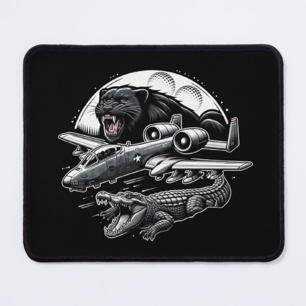 Item preview, A-10 warthog black and white panther and croc designed and sold by BeztProductz.