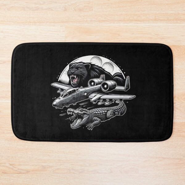 Item preview, A-10 warthog black and white panther and croc designed and sold by BeztProductz.