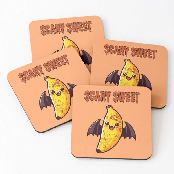 Item preview, Scary sweet - cute halloween banana bat designed and sold by Funny-Banana.