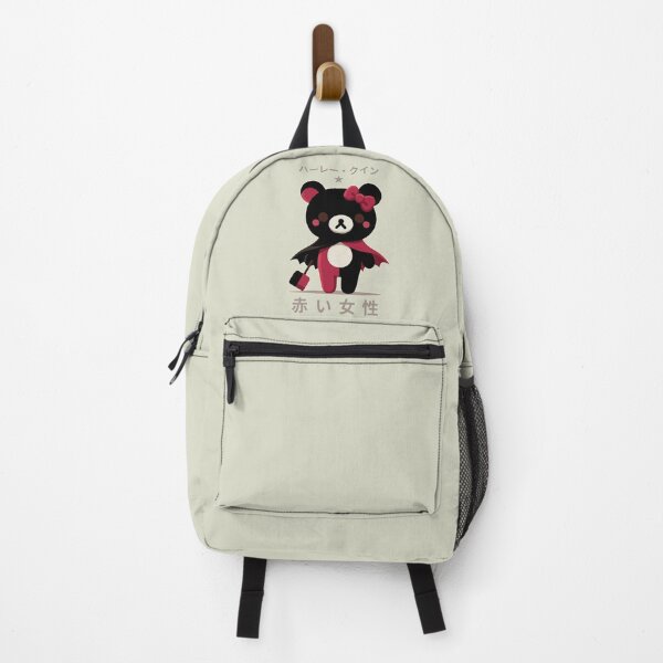 Item preview, Mysterious Black Bear | Pop Culture Comic Costume | Red Bow | Japanese Letters | Cute and Quirky Design designed and sold by IAPICTURE.