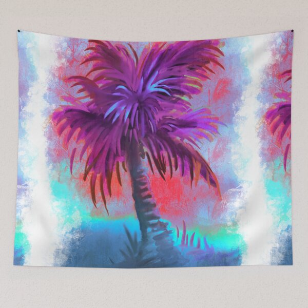 Item preview, Purple Tropical Palm tree  designed and sold by MatrixTattoo.