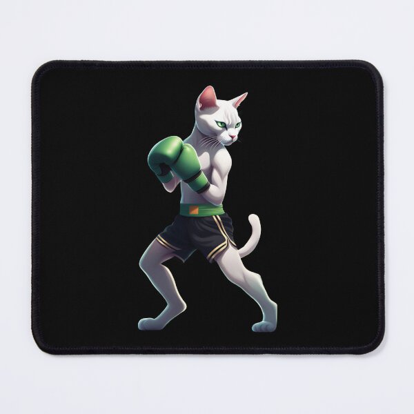 Item preview, White Fighter Cat designed and sold by Esdojot-.
