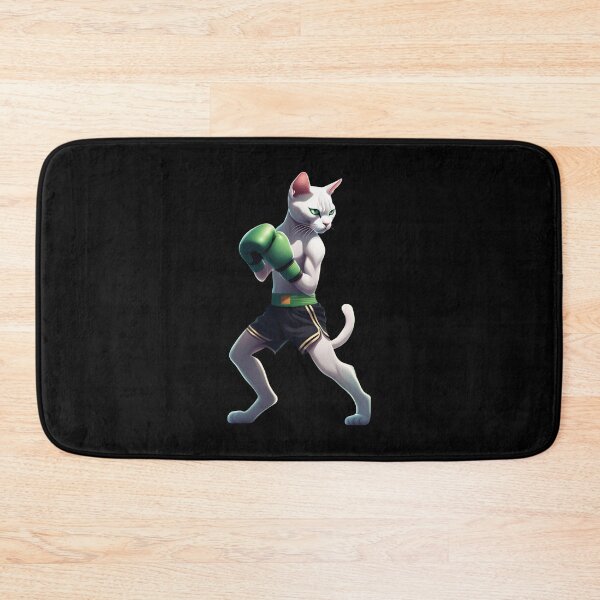 Item preview, White Fighter Cat designed and sold by Esdojot-.