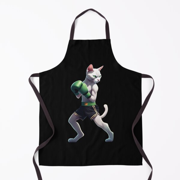 Item preview, White Fighter Cat designed and sold by Esdojot-.