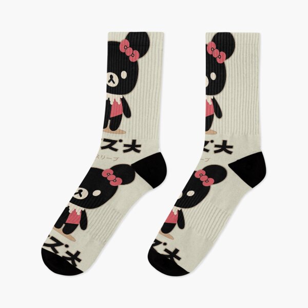 Item preview, Cute Black Bear | Red Bow | Pop Culture Comic Costume | Japanese Letters | Fun and Quirky Design designed and sold by IAPICTURE.