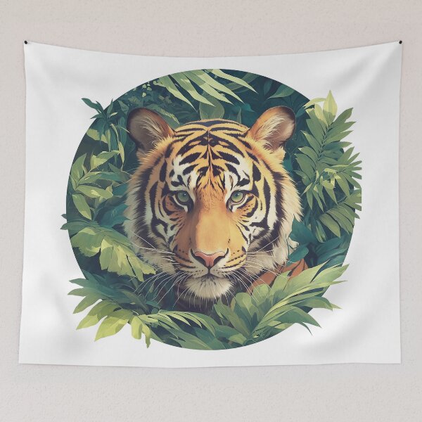Item preview, Tiger in the Jungle designed and sold by Christian Weiss.
